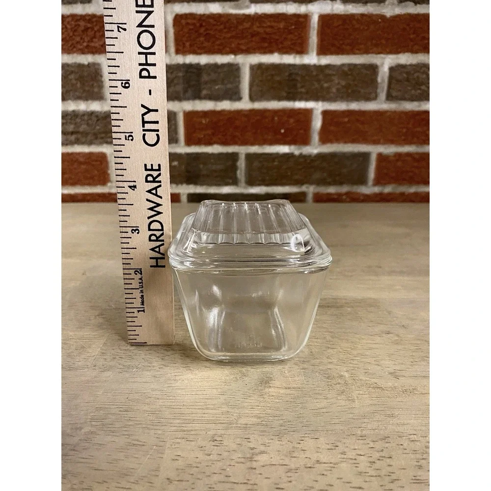 PYREX 501 B Dish & 501 C Clear Ribbed Glass Refrigerator Dish Replacement
